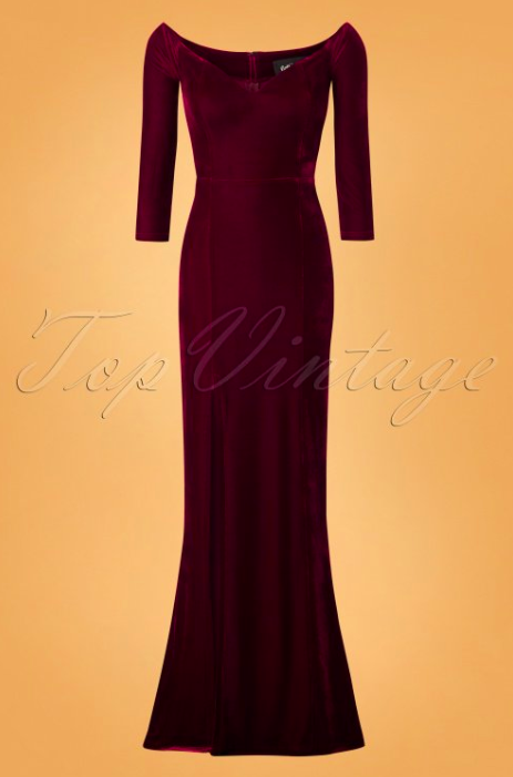 Collectif-Clothing-50s-Anjelica-Velvet-Maxi-Dress-in-Wine