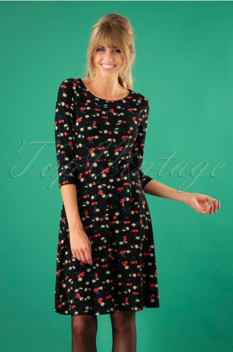 King-Louie-60s-Cherry-Pie-Skater-Dress-in-Black