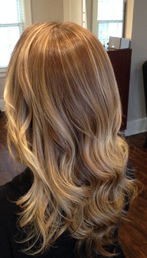 balayage curls