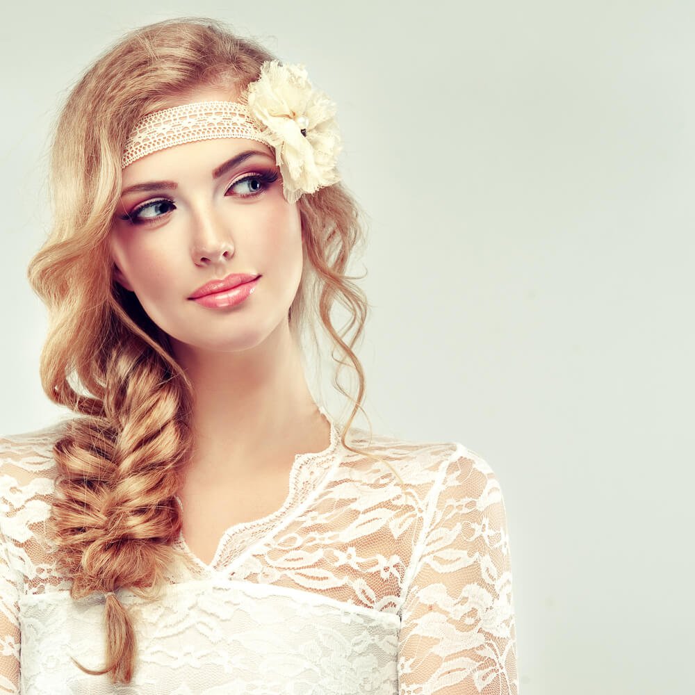 bridal hairstyle-braid hairstyle