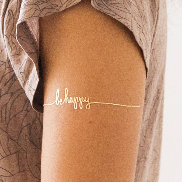 Fashion trends: gouden en zilveren metallic tattoo’s