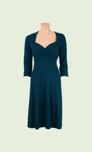 kinglouie-isidora-dress-milano-crepe-groen