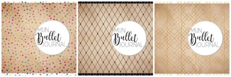Welke druk MUS bullet journals ghosten snel en welke drukken niet door?