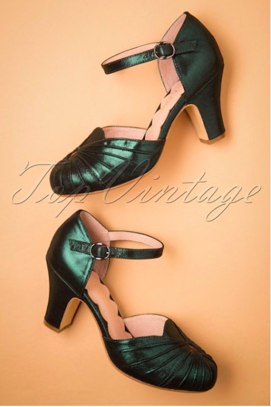 metallic-groene-pumps