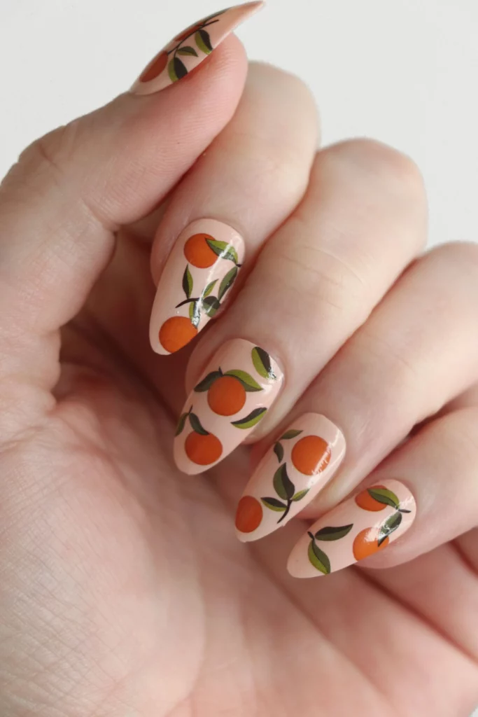sinaasappel-oranje-nagellak