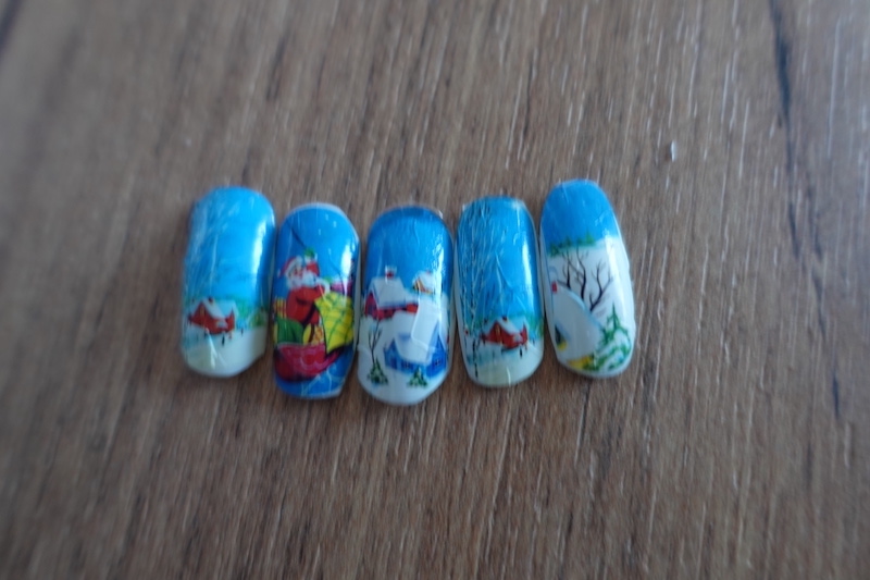 nail-art-voor-kerstmis-landschap