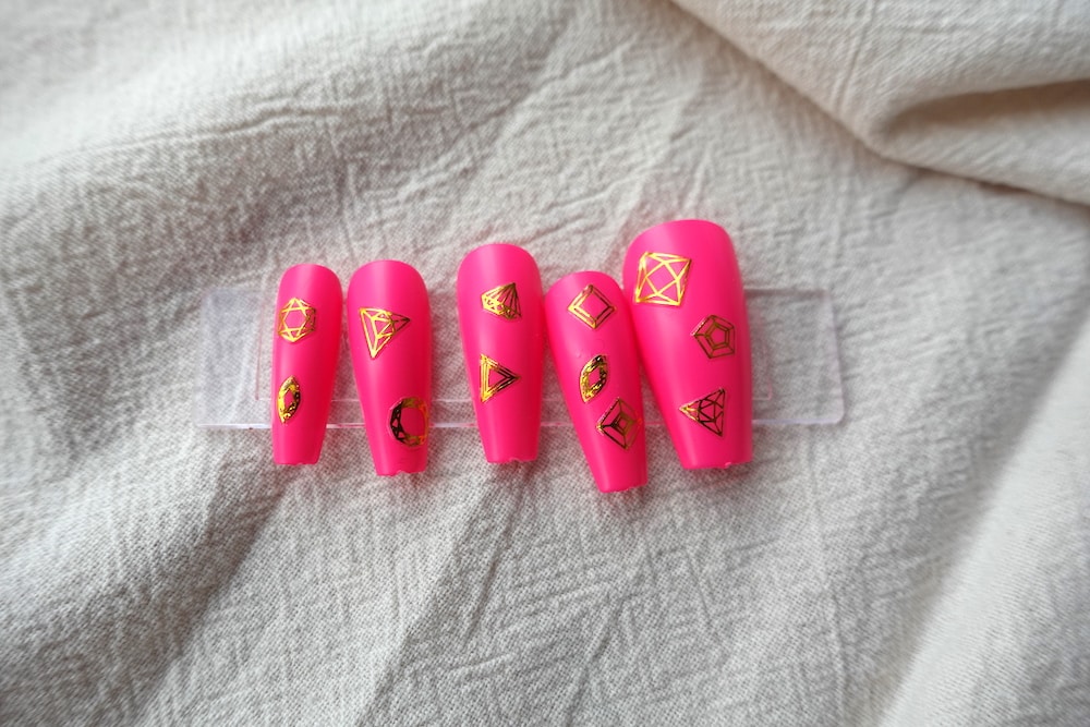 goud-roze-nail-art